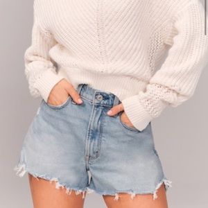 Abercrombie Curve Love High Rise 90s Cut Offs